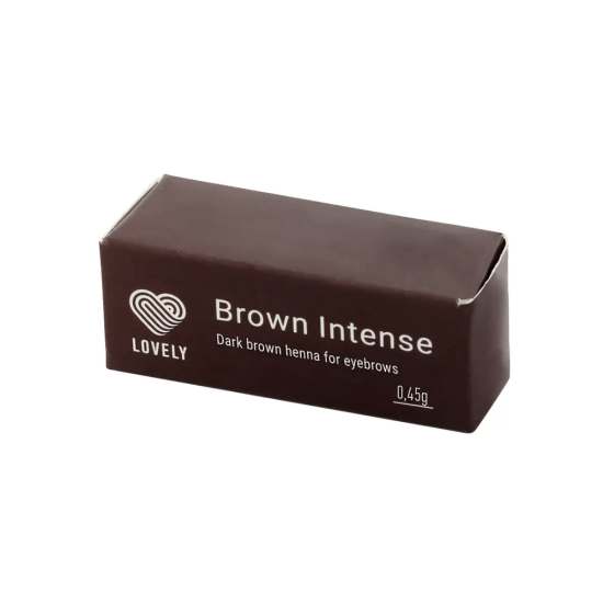 Lovely Professionas Henna for eyebrows in a capsule (0,45 g.) Brown Intense