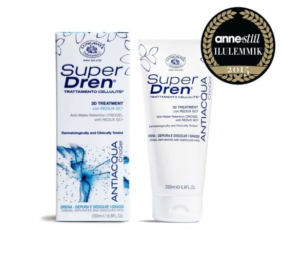 SuperDren cellulite-reducing and water-releasing "ice effect" cryogel