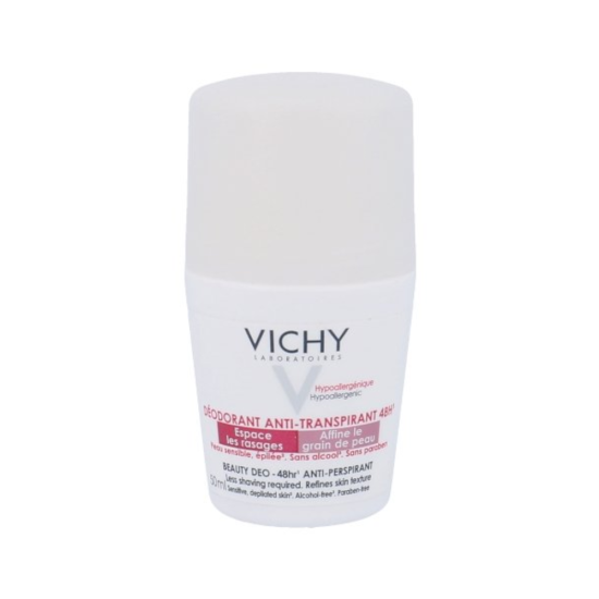 Vichy Antiperspirant Sensitive Or Depilated Skin Roll-On 50ml W