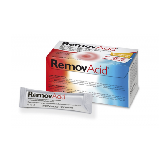 Bottega di Lungavita REMOV ACID - Medical device for gastroesophageal reflux 20x15ml