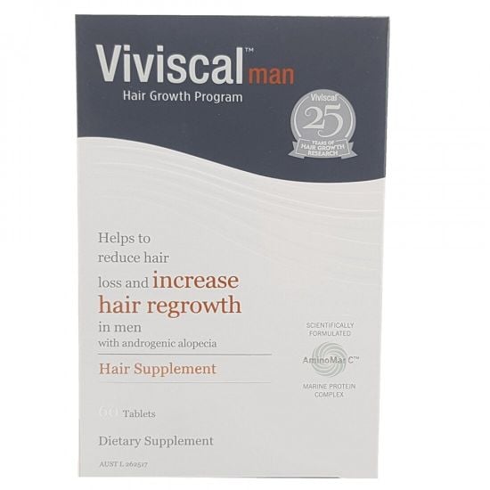Viviscal Man Hair Growth Supplement 60pcs