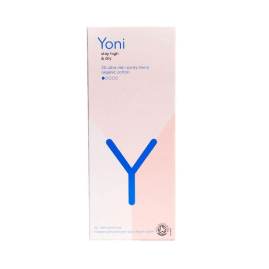 Yoni Organic Incontinence Ultra Mini Panty Liners 20pcs
