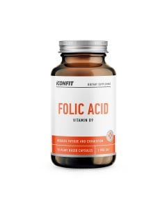 Iconfit Folic Acid (Vitamin B9, 400microgram) 90tk